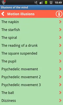 Illusions of the brain android App screenshot 4